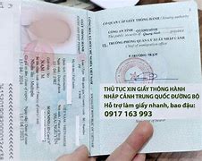 Giấy Thông Hành Từ Trung Quốc Sang Việt Nam